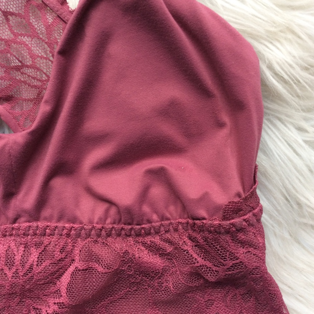 VS PINK Racerback Lace Bralette - Picture 4 of 5